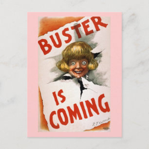 Carte Postale Buster est à venir Poster Théâtre Vintage