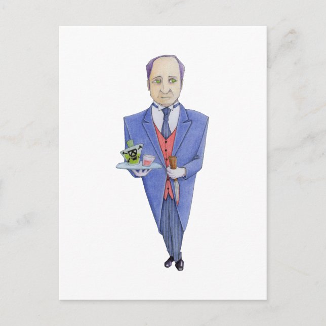 Carte postale Butler (Devant)