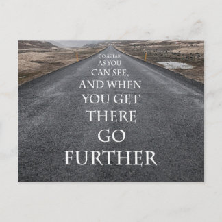 Carte Postale Buts et rêves motivation et inspiration