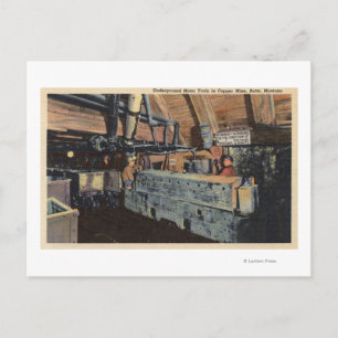 Carte Postale Butte, Montana - Moteur souterrain