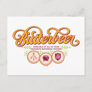 Carte Postale BUTTERBEER™ Disponible dans les tavernes wizarding