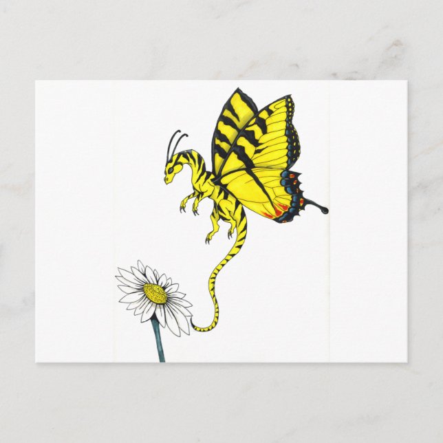 Carte Postale Butterfly Dragon (Devant)
