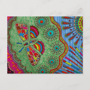 Carte Postale Butterfly Postcard