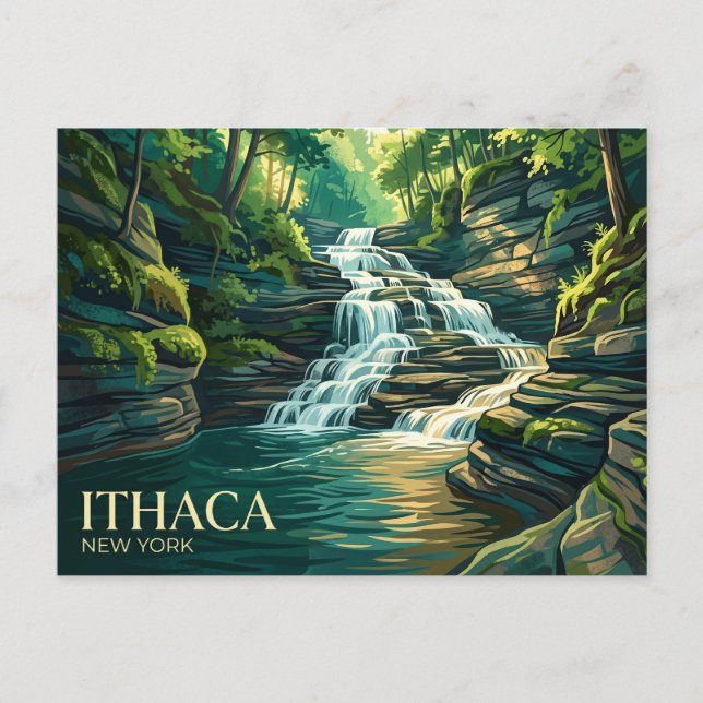 Carte Postale Buttermilk Falls State Park USA (Devant)