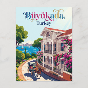 Carte Postale Büyükada Turquie