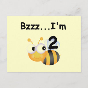 Carte Postale Buzz Bumblebee 2e Anniversaire T-shirts et cadeaux