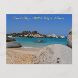 Carte Postale BVI de la baie Devils