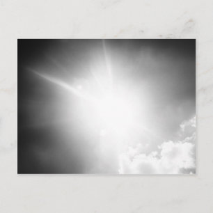 Carte Postale BW sun