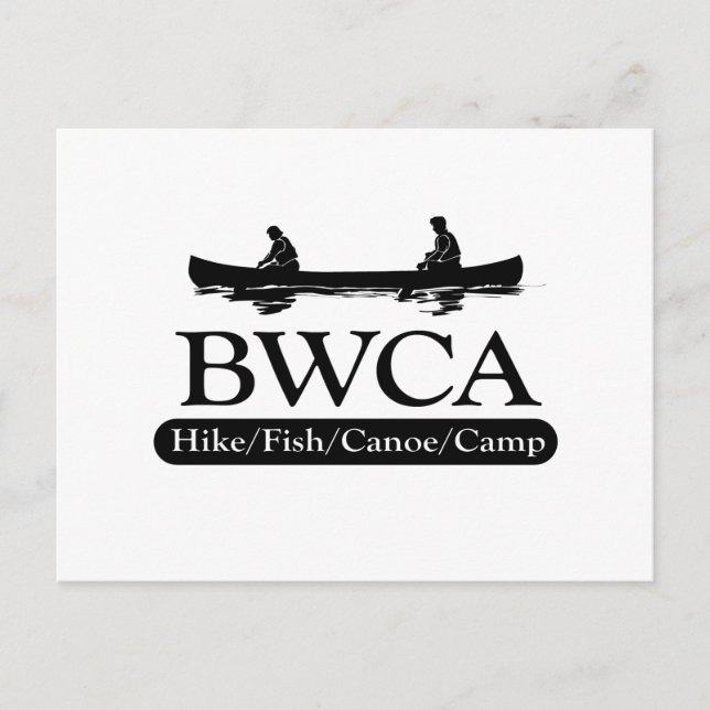 Carte Postale BWCA / Randonnée en canoë de poisson (Devant)