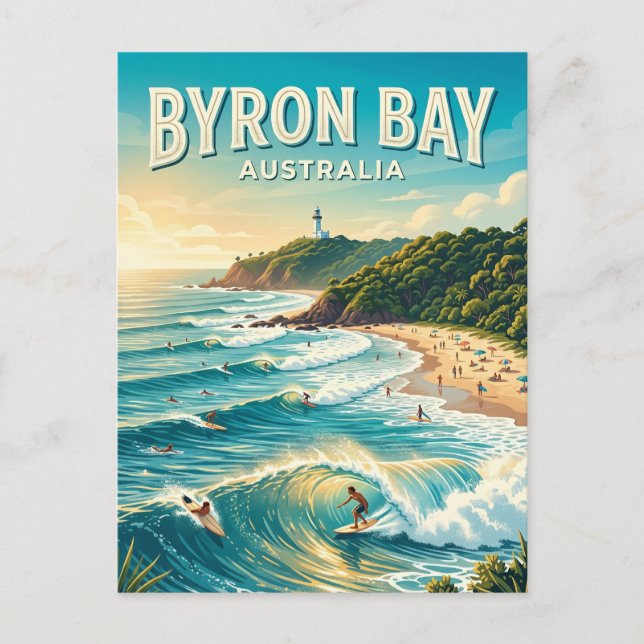 Carte Postale Byron Bay Australie (Devant)