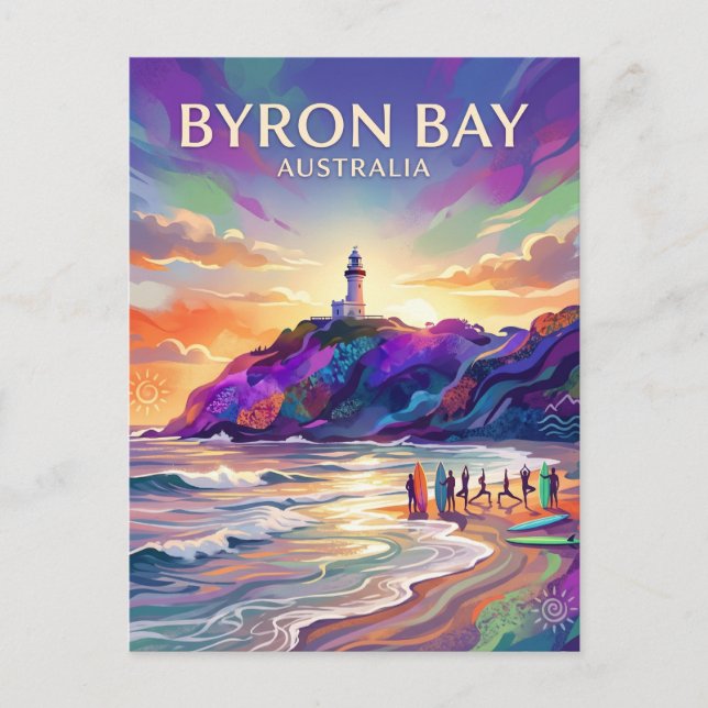 Carte Postale Byron Bay Australie (Devant)