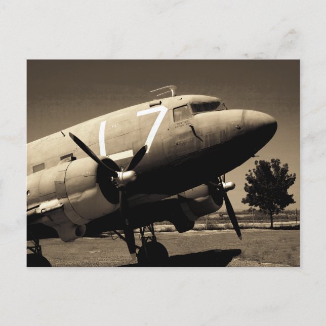 Carte Postale C-47 Sepia Postcard (Devant)