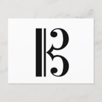 C-Clef (Alto Clef, Tenor Clef) Musique Viola Basso