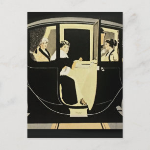 Carte Postale C Coles Phillips “Flanders Colonial Electric” Auto