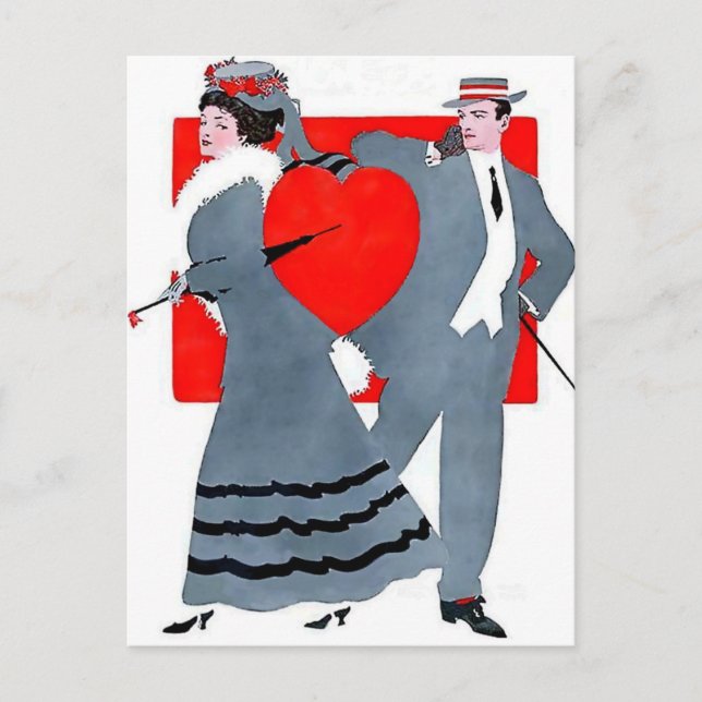 Carte Postale C Coles Phillips Valentine Edition Magazine Cover (Devant)