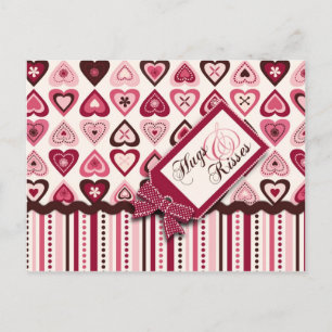 Carte postale C de confection de coeurs