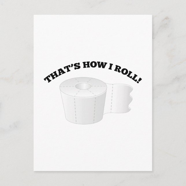 Carte Postale C’est comme ça que je roule ! (Devant)
