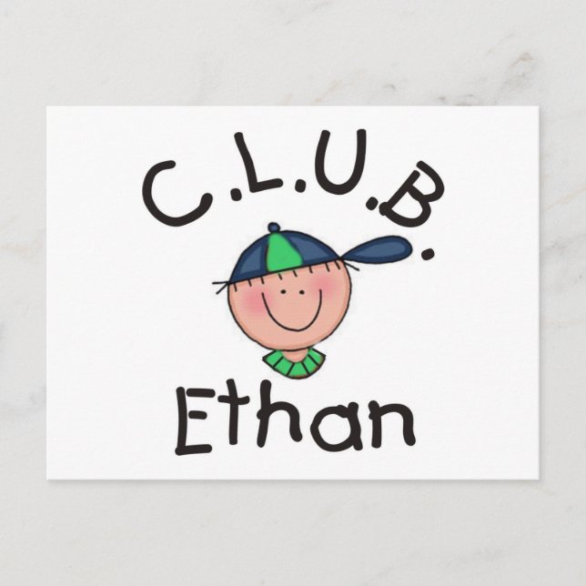 Carte postale C.L.U.B. Ethan (Devant)