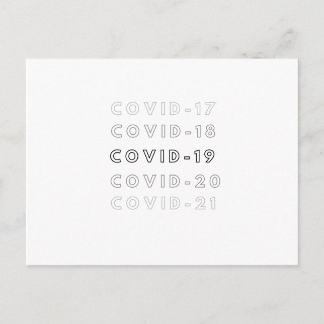 Carte Postale c o v i d (Devant)