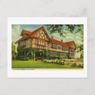 Carte Postale C.W. Post Clubhouse Battle Creek, Michigan