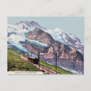 Carte Postale ca 1900 Jungfrau Mountain Railroad