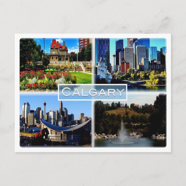 Carte Postale CA Alberta - Calgary - Garden of Blue Blood - (Devant)