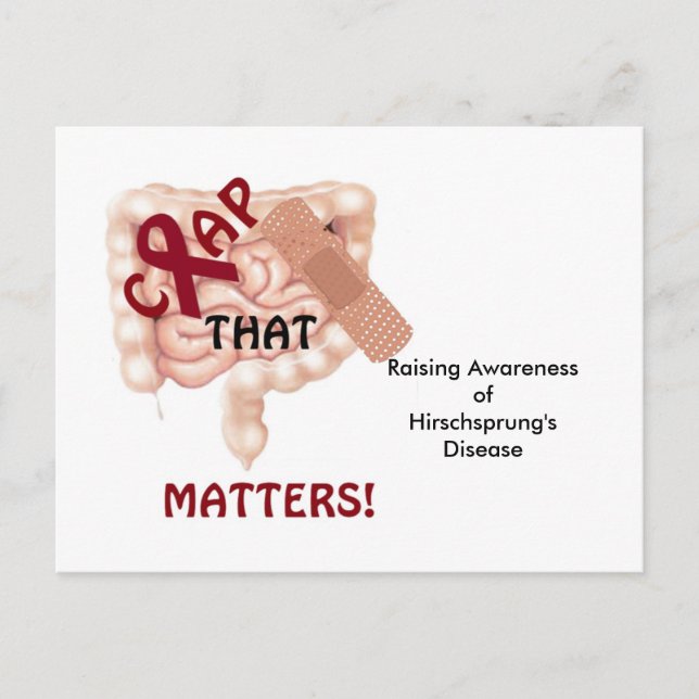 Carte Postale Ça Compte ! Soutenez la maladie de Hirschsprung (Devant)