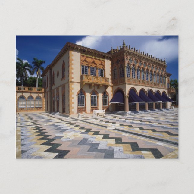 Carte Postale Ca' d'Zan, résidence d'hiver de John Ringling, Sar (Devant)