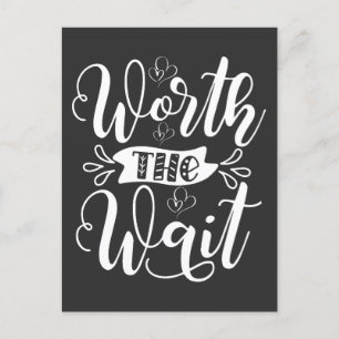 Carte Postale Ça vaut la tenue Wait, Rainbow Baby faire-part