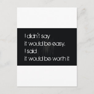 Carte Postale Ça vaut le coup