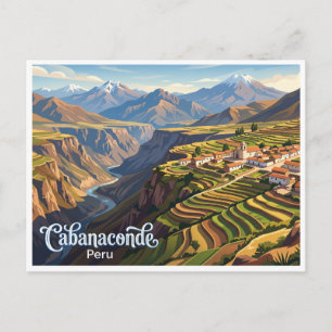 Carte Postale Cabanaconde Pérou