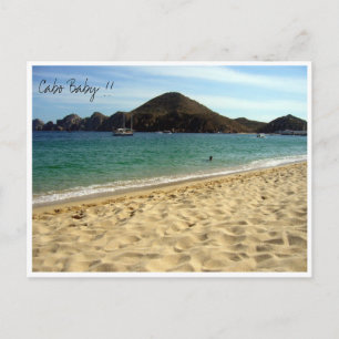 Carte Postale cabane plage bébé