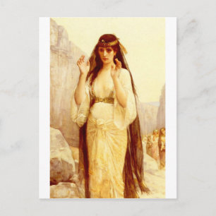 Carte Postale Cabanel Alexandre La Fille De Jephthah 1879