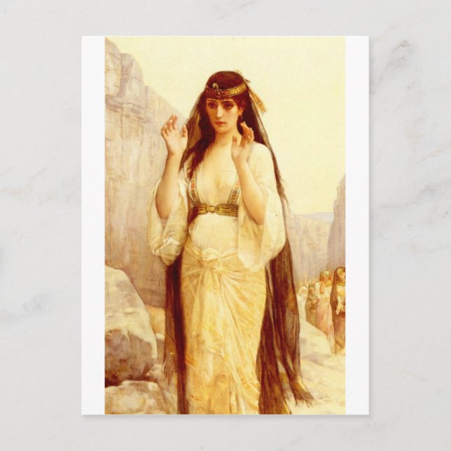 Carte Postale Cabanel Alexandre La Fille De Jephthah 1879 (Devant)