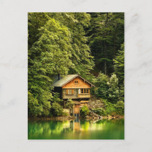 Carte Postale Cabin Lake House