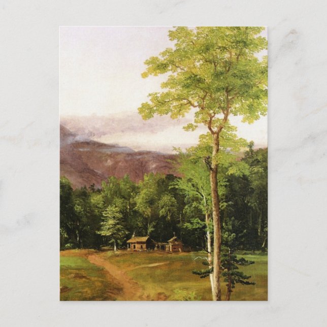 Carte Postale Cabine à Woods, North Conway, NH, (Devant)