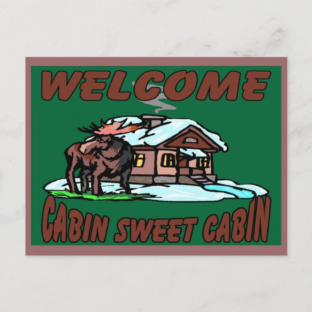 Carte Postale Cabine Cabine sucré (Devant)