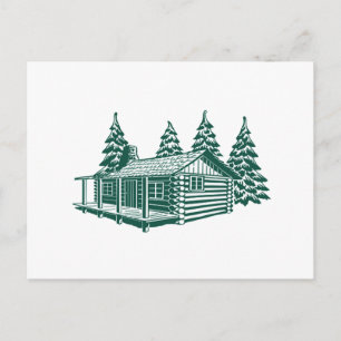 Carte Postale Cabine dans les Bois...