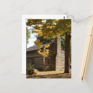 Carte Postale Cabine de journal à Washington, Iowa en automne