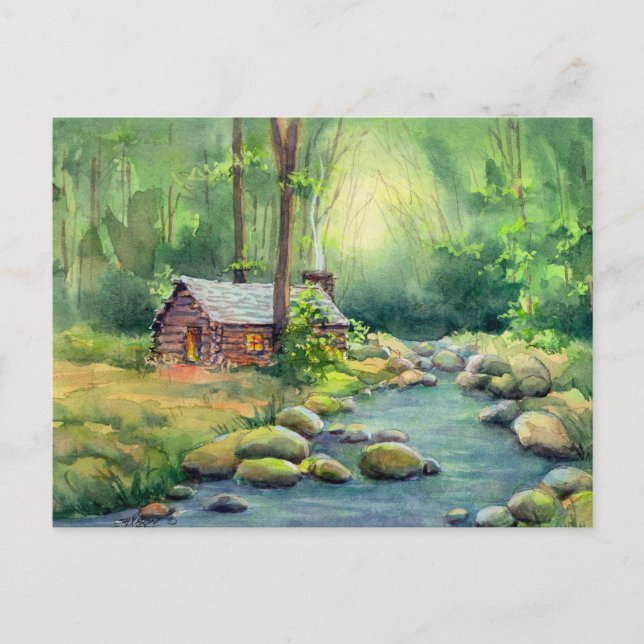 Carte Postale Cabine DE JOURNAL CHAUD par SHARON SHARPE (Devant)