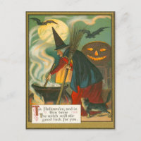 Cabine de sorcière Cauldron Jack-o'-lantern Chat d