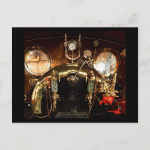 Carte Postale Cabine du moteur à vapeur