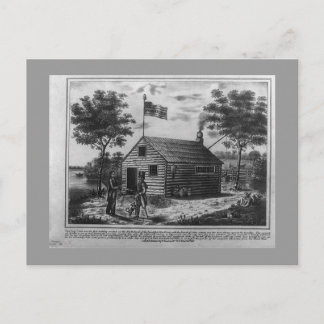 Carte postale Cabine et cidre dur