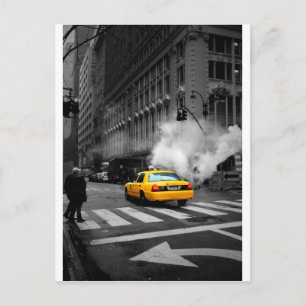 Carte Postale Cabine jaune de New York