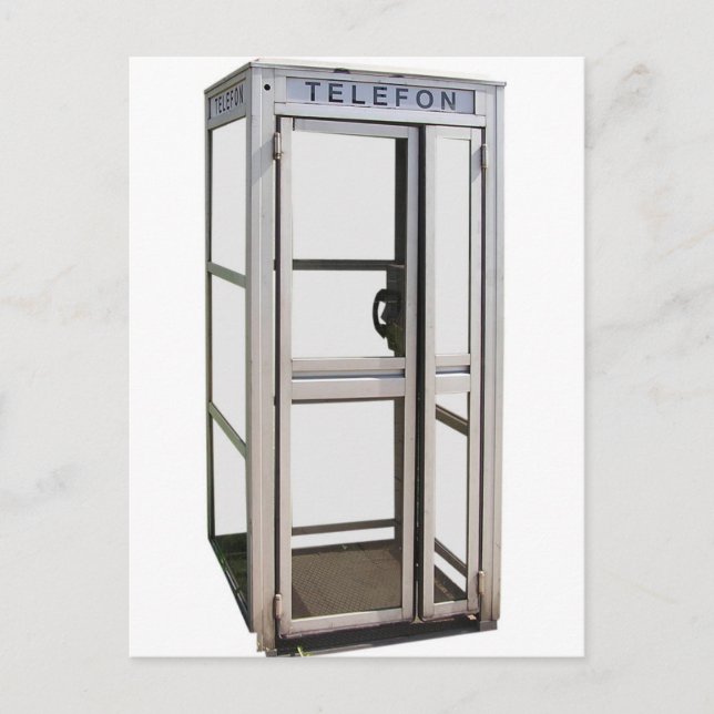 Carte Postale Cabine téléphonique (Devant)