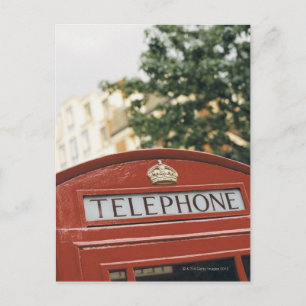 Carte Postale Cabine téléphonique à Londres Angleterre