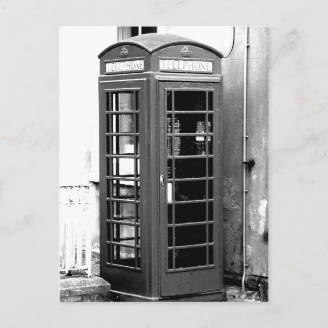Carte Postale Cabine téléphonique anglais (Devant)