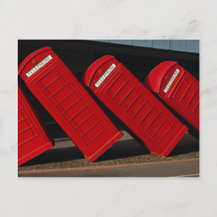 Carte Postale Cabines téléphoniques de Londres