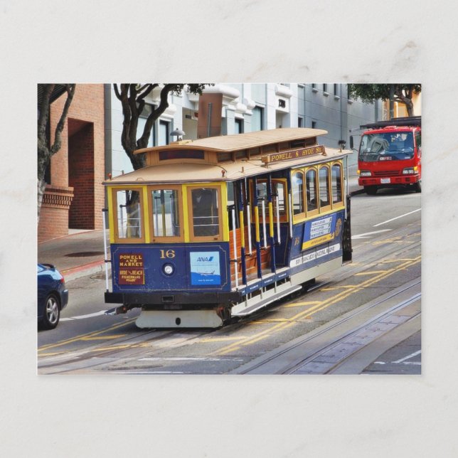 Carte Postale Câbles À San Francisco (Devant)