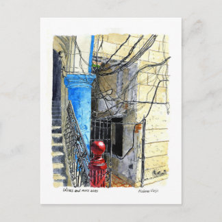 Carte Postale Câbles et autres fils, Vieille Havane, Cuba